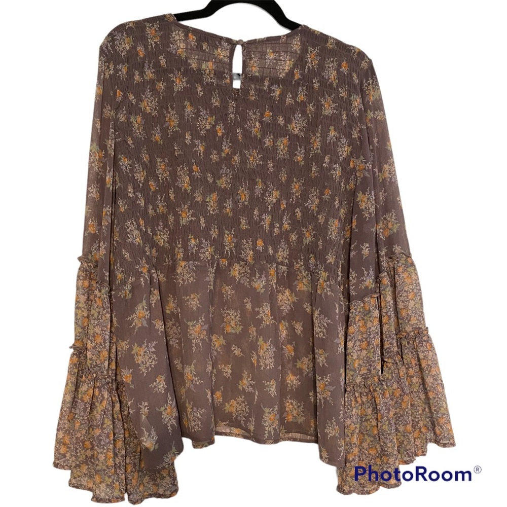 Flare Sleeve Blouse